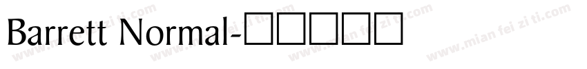 Barrett Normal字体转换